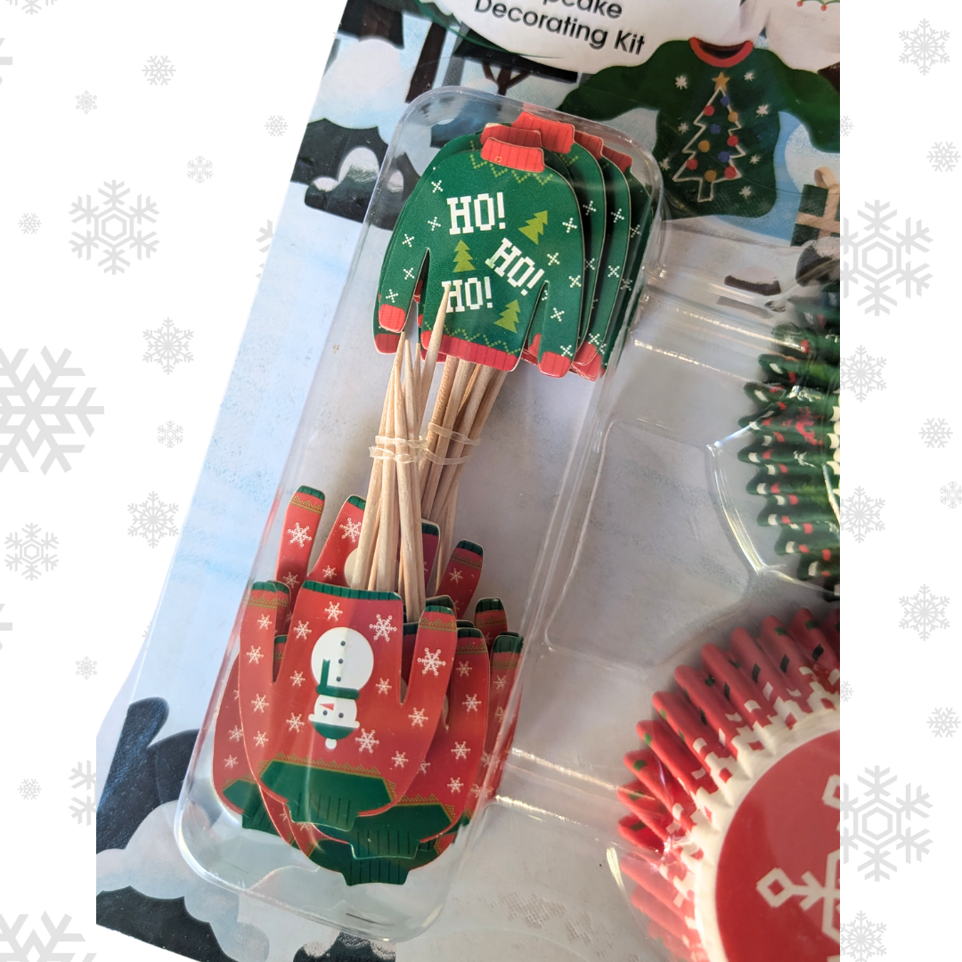 Cupcake Decorating Kit UGLY SWEATER