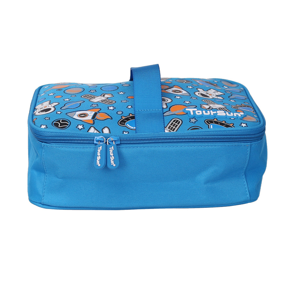 Lunchbag azul astronautas modelo 2