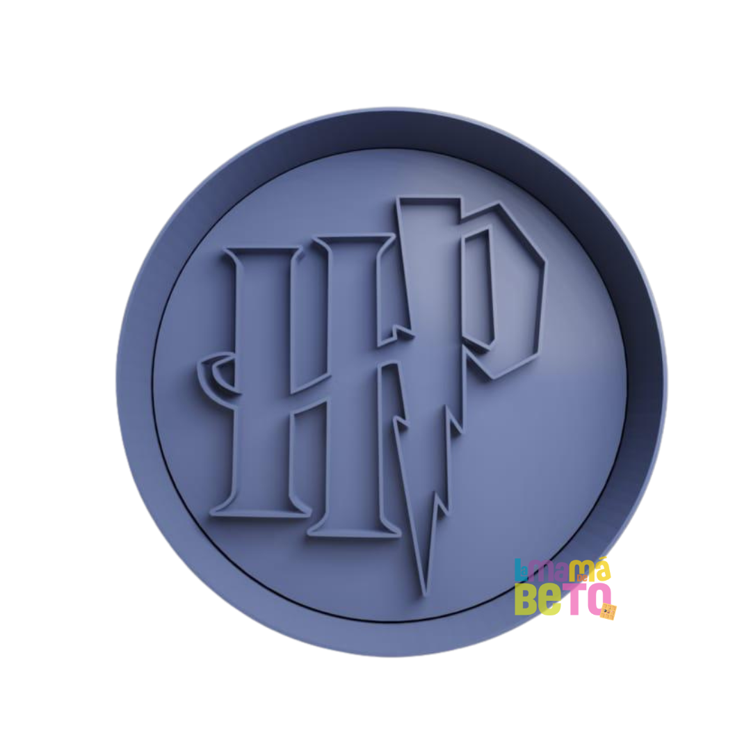 Cortador de galleta de 10 cm Harry Potter símbolo