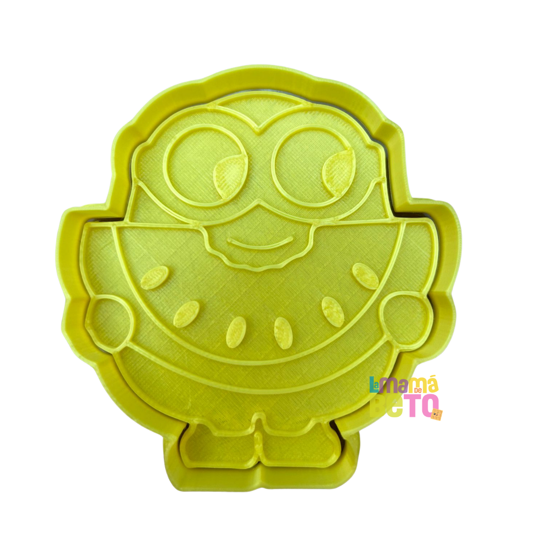 Cortador de galleta de 10 cm Minion con sandía