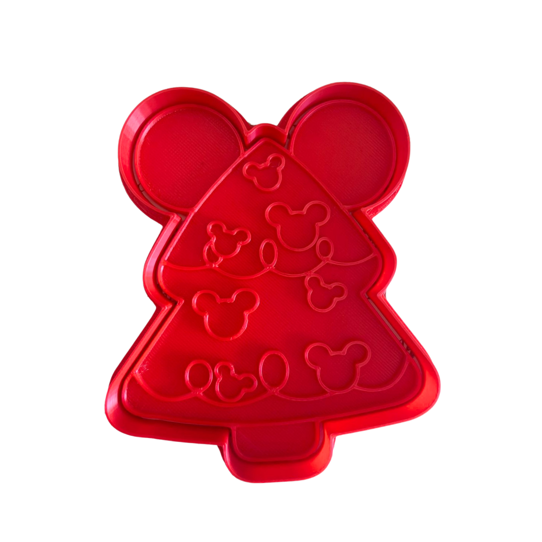 Cortadores de galleta 10 cm Arbol Mickey