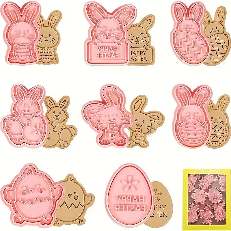 Cortadores de galletas Pascua modelo 2