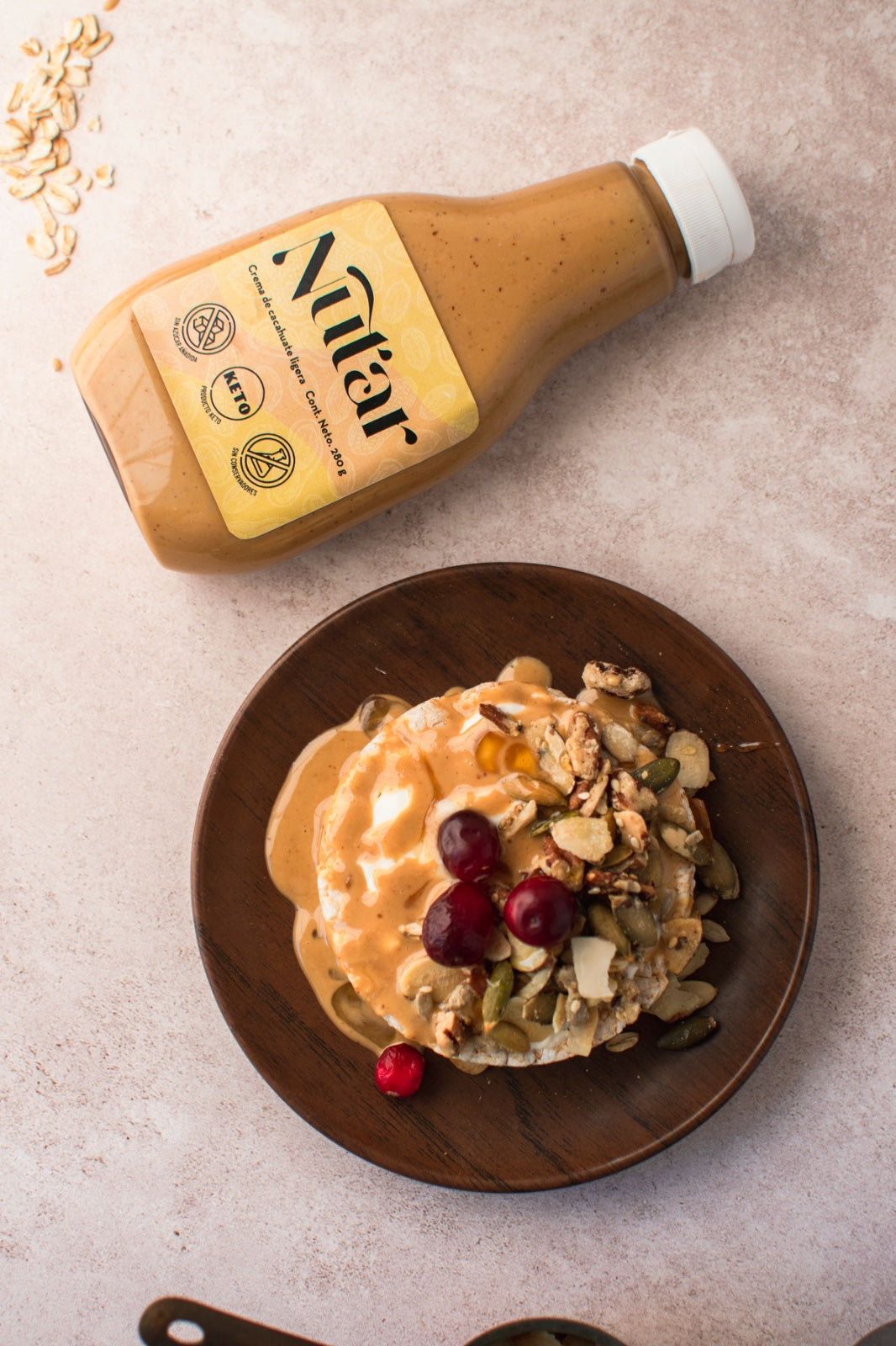 Crema de cacahuate ligera NUTAR