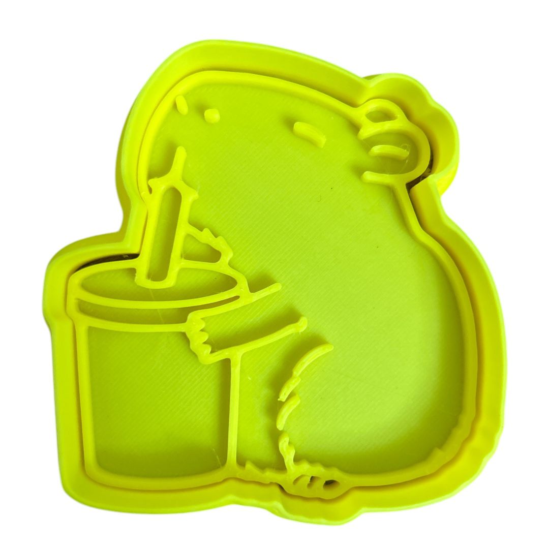 Cortador de galletas 8cm Capibara modelo 2