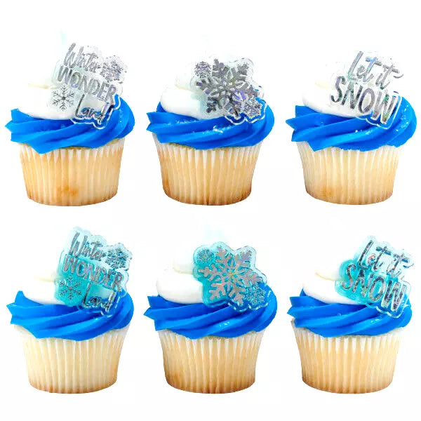 Anillos para cupcake Snow