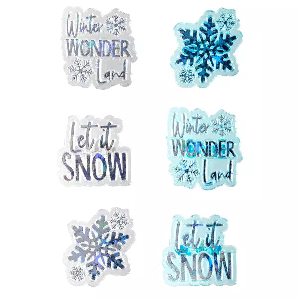 Anillos para cupcake Snow