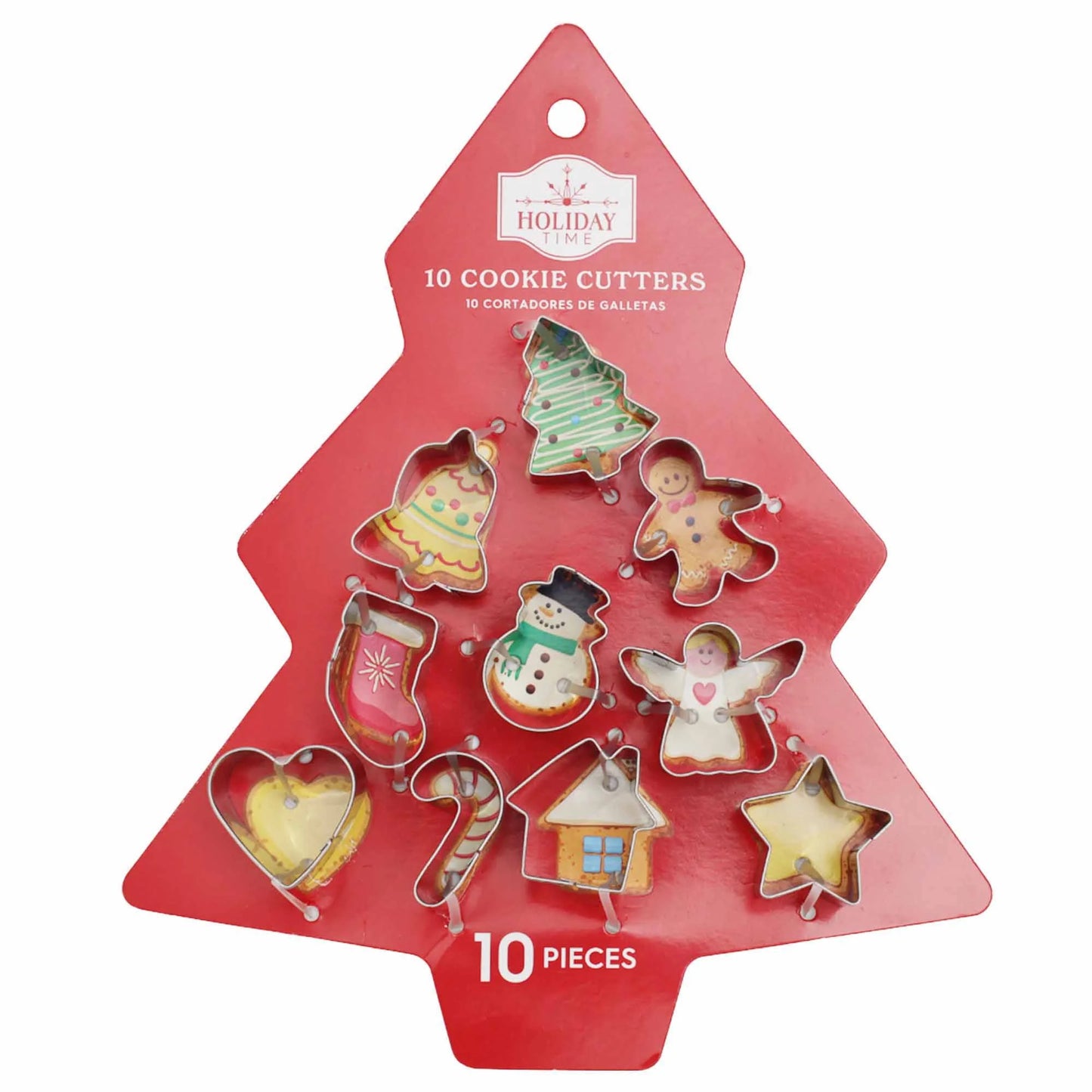 Mini cortadores fruta y galletas Navidad