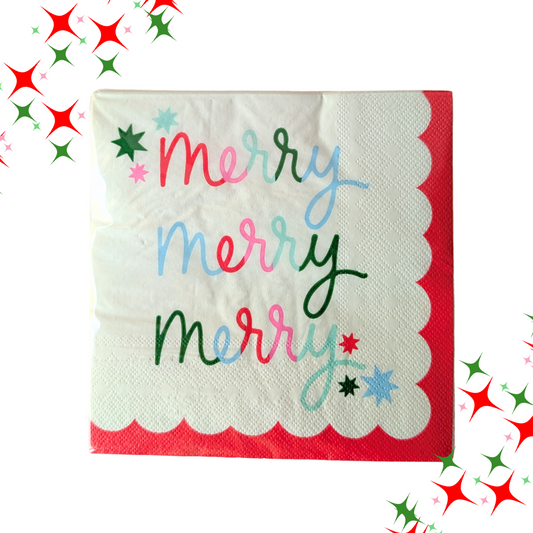 Set de 10 servilletas Merry Merry