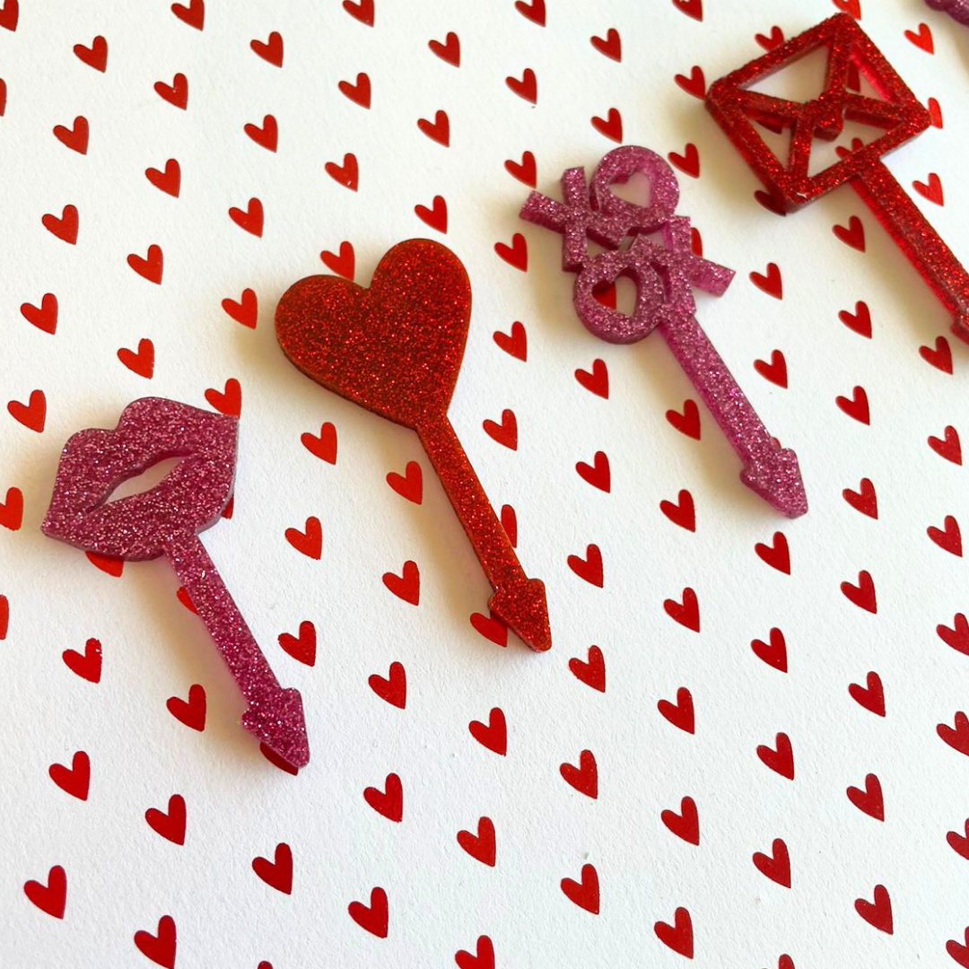 Picks San Valentín Glitter