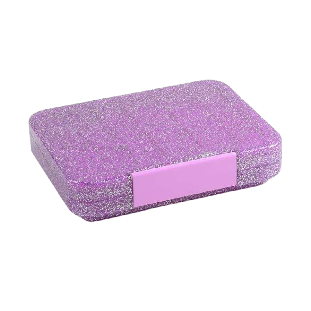 Lonchera Glitter Morada - Personalizada