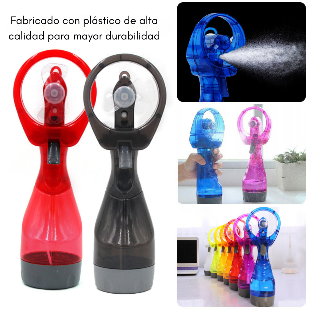 Ventiladores portátiles con spray