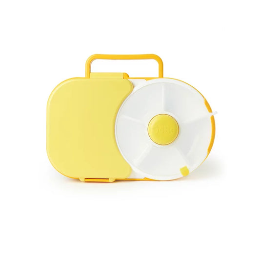 Lunch Box Gobe con Snack Spinner - Amarilla