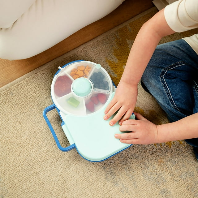 Lunch Box GoBe con Snack Spinner - Azul